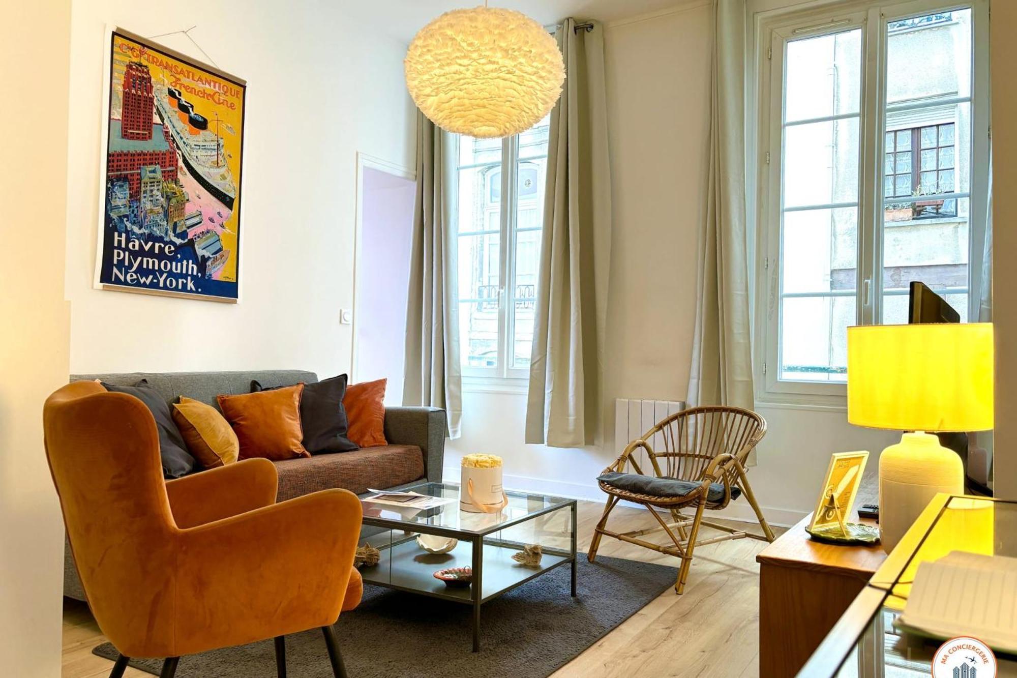 Апартаменты L'Oasis Havrais - Centre Historique Гавр Экстерьер фото